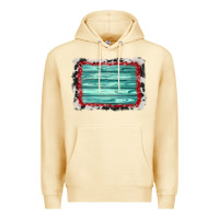 Pina Colada cowhide bandana wood background Premium Hoodie - AdoDesignShop