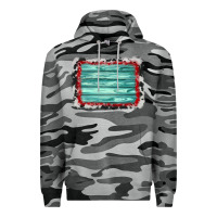 Slate Camo cowhide bandana wood background Premium Hoodie - AdoDesignShop