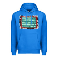 True Royal cowhide bandana wood background Premium Hoodie - AdoDesignShop