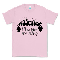 Bubblegum Pink Mountains Classic Tee - Unal Design