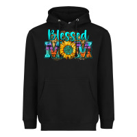 Black blessed mom sunflower Heavyweight Hoodie - Zillion Design Studio