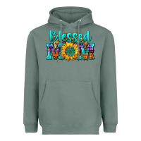 Sage blessed mom sunflower Heavyweight Hoodie - Zillion Design Studio