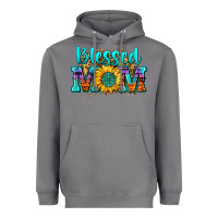 Blessed Mom Sunflower Heavyweight Hoodie | Teevron