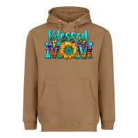 Toasted Coconut blessed mom sunflower Heavyweight Hoodie - Zillion Design Studio