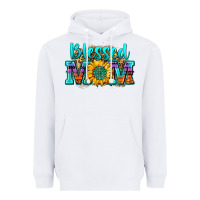 White blessed mom sunflower Heavyweight Hoodie - Zillion Design Studio