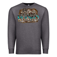 Charcoal Heather deer rodeo Premium Sweatshirt - SublimationCraftShop
