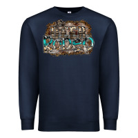 Navy deer rodeo Premium Sweatshirt - SublimationCraftShop