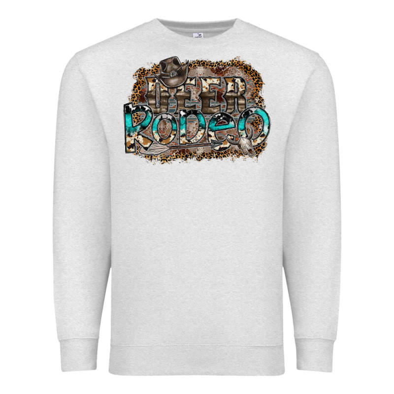 Deer Rodeo Premium Sweatshirt by SublimationCraftShop | Teevron