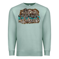 Seafoam deer rodeo Premium Sweatshirt - SublimationCraftShop