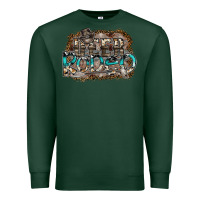 Sports Green deer rodeo Premium Sweatshirt - SublimationCraftShop