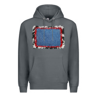 Rock cowhide bandana denim background Premium Hoodie - AdoDesignShop