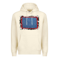 Sandshell cowhide bandana denim background Premium Hoodie - AdoDesignShop