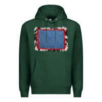 Sports Green cowhide bandana denim background Premium Hoodie - AdoDesignShop