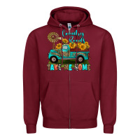 Burgundy country roads take me home Zipper Hoodie - RanaPortraitStore