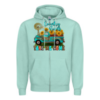 Seafoam country roads take me home Zipper Hoodie - RanaPortraitStore