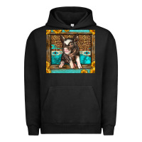 Pigment Black Western Cute Pig Urban Hoodie - LillyAllenDesigns