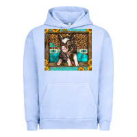 Pigment Grape Ice Western Cute Pig Urban Hoodie - LillyAllenDesigns
