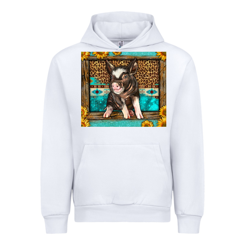 Western Cute Pig Urban Hoodie by LillyAllenDesigns | Teevron