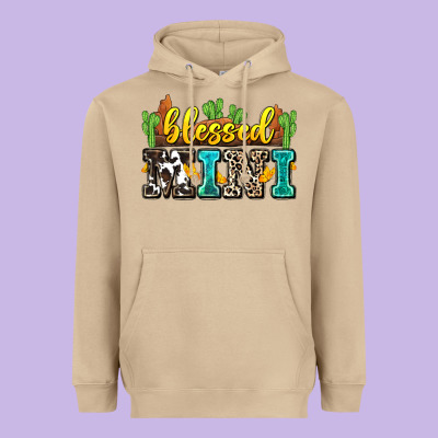 Blessed Mini Heavyweight Hoodie Designed By Zillion Design Studio