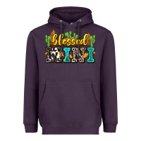 Plum blessed mini Heavyweight Hoodie - Zillion Design Studio