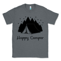 Charcoal Heather camping Classic Tee - Unal Design