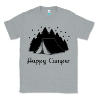 Heather Grey camping Classic Tee - Unal Design