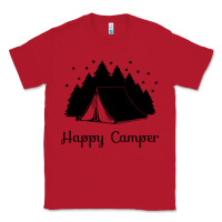 Red camping Classic Tee - Unal Design