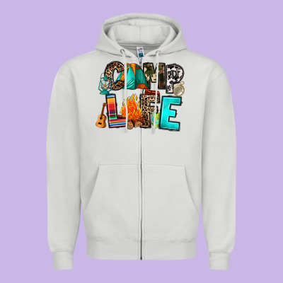 Zipper Hoodie camp life