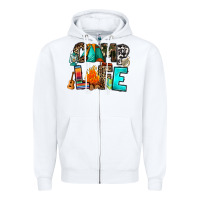 White camp life Zipper Hoodie - RanaPortraitStore