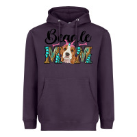 Plum western beagle mom Heavyweight Hoodie - RanaPortraitStore