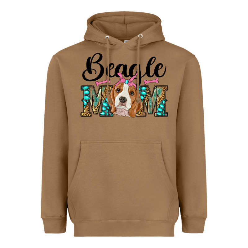 Western Beagle Mom Heavyweight Hoodie by RanaPortraitStore | Teevron