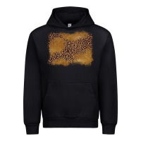 Foreset Green leopard background Urban Hoodie - BarkalooDesign