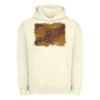 Pigment Pistachio leopard background Urban Hoodie - BarkalooDesign