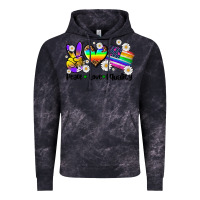 Cloud Black peace love  equality Vintage Hoodie - AdoDesignShop