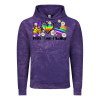 Cloud Purple peace love  equality Vintage Hoodie - AdoDesignShop