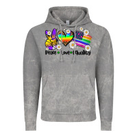 Cloud Rock peace love  equality Vintage Hoodie - AdoDesignShop