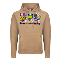 Vintage Coffee peace love  equality Vintage Hoodie - AdoDesignShop