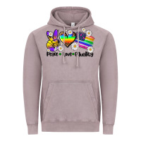 Vintage Zinc peace love  equality Vintage Hoodie - AdoDesignShop