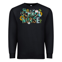 Black school nurse Premium Sweatshirt - CowhideDigitalArt