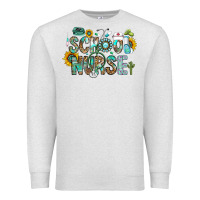 Oatmeal Heather school nurse Premium Sweatshirt - CowhideDigitalArt