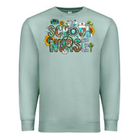 Seafoam school nurse Premium Sweatshirt - CowhideDigitalArt