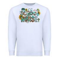 White school nurse Premium Sweatshirt - CowhideDigitalArt