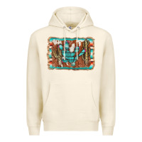 Tofu cactus cowhide serape Premium Hoodie - AdoDesignShop
