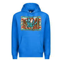 True Royal cactus cowhide serape Premium Hoodie - AdoDesignShop