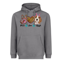 Storm peace love beagle Heavyweight Hoodie - RanaPortraitStore