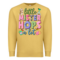 Antique Gold Little mister hops a lot Easter Premium Sweatshirt - Neo Western