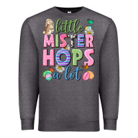 Charcoal Heather Little mister hops a lot Easter Premium Sweatshirt - Neo Western