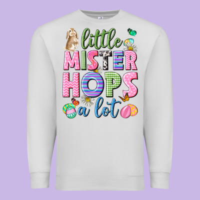 Little Mister Hops A Lot Easter Premium Sweatshirt Designed By Neo Western