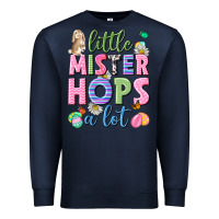 Navy Little mister hops a lot Easter Premium Sweatshirt - Neo Western