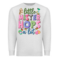 Oatmeal Heather Little mister hops a lot Easter Premium Sweatshirt - Neo Western